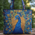 Elegancka torebka handmade z motywem ptaka, letnia