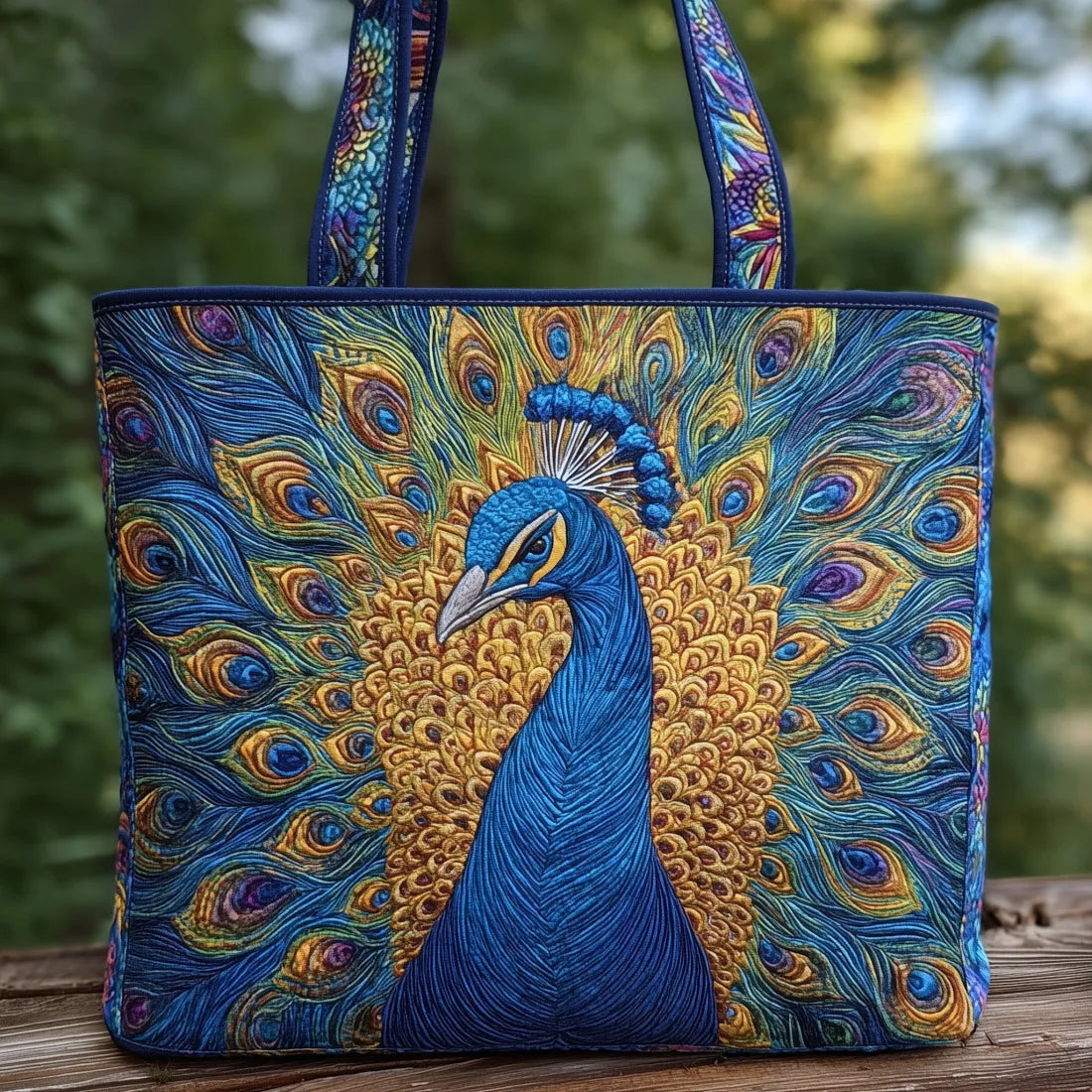 Elegancka torebka handmade z motywem ptaka, letnia