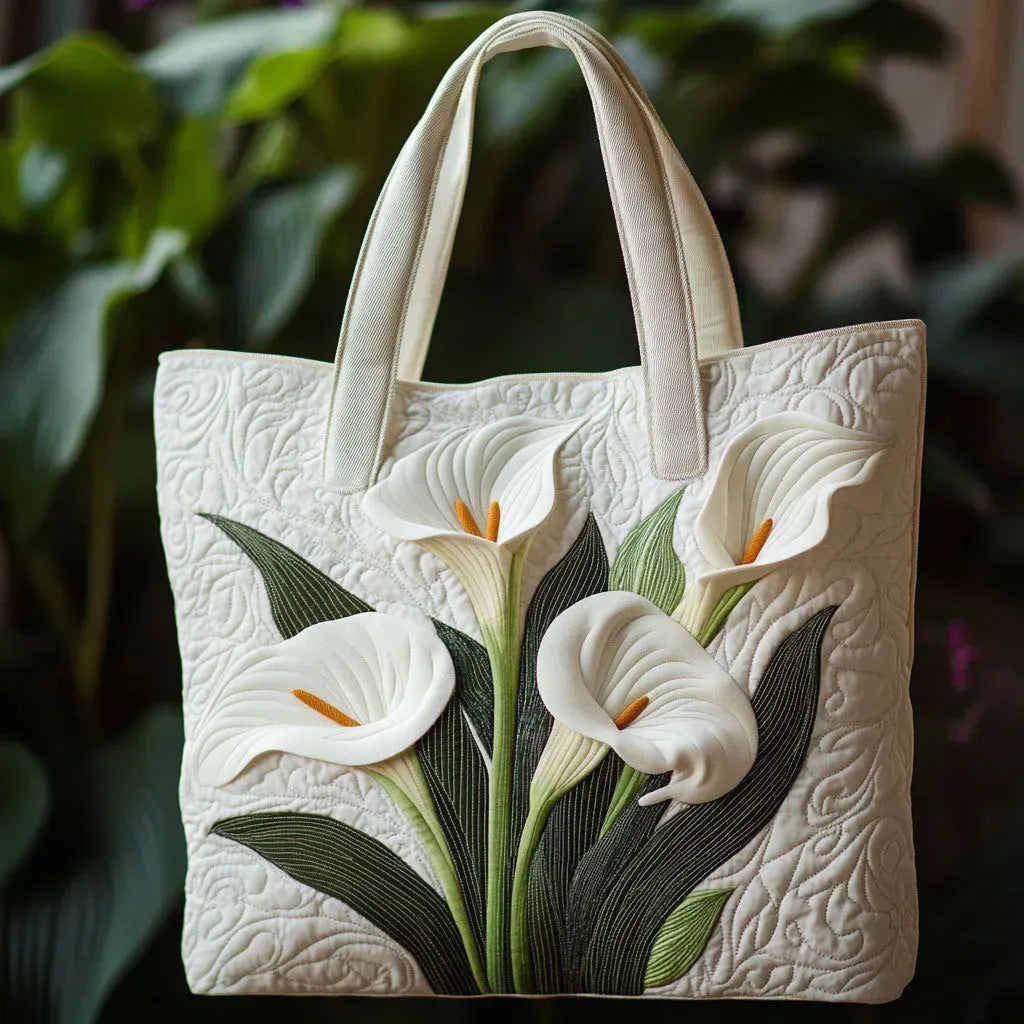 Elegancka pikowana torebka w kwiaty, letnia, tkanina bawełniana, dopasowany rozmiar