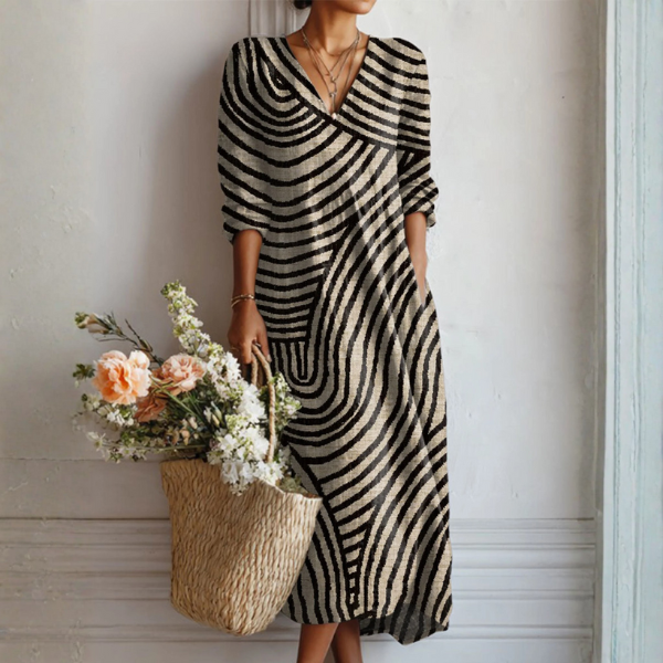 Elegancka Sukienka Vintage w Stylu Retro na Wiosnę