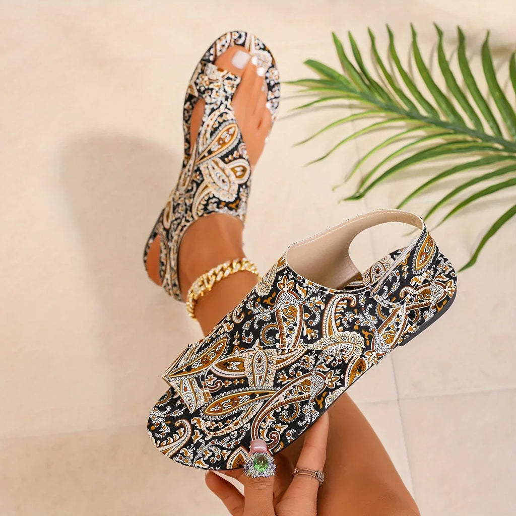Eleganckie sandały boho w stylu vintage na lato